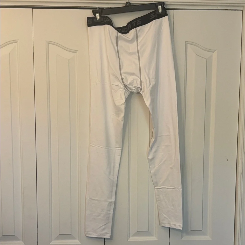 Men's Training Tights White Men Size XL NWOT